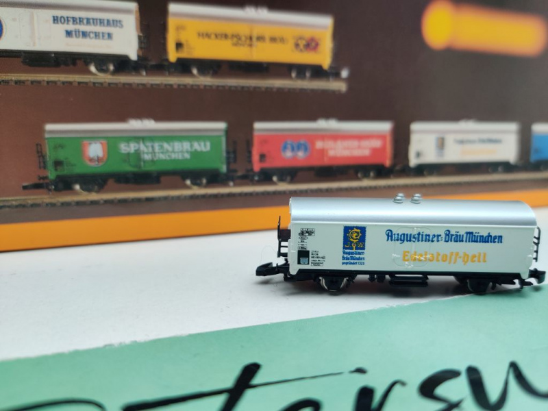 Märklin Z DC 8663 Bierwagen-Set "Münchener Brauereien" Ichqrs / DB / OVP