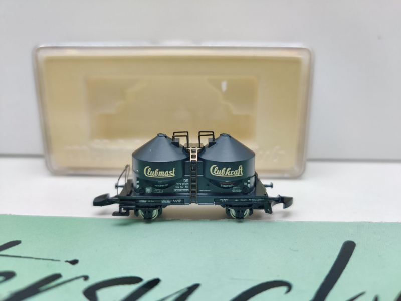 Märklin Z DC 86661 Staubgutwagen "Clubmast" / Ucs909 / Privat, DB / OVP