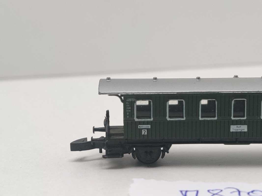 Märklin Z DC 8700 Personenwagen 2.Kl Ci / K.W.St.E.