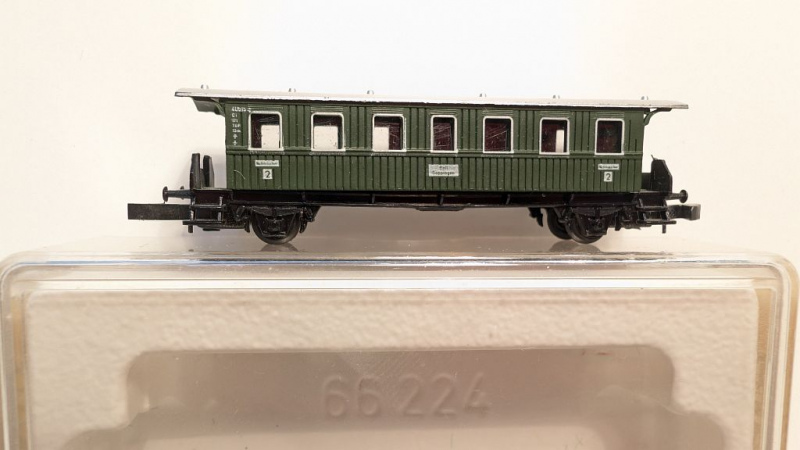 Märklin Z DC 8700 Personenwagen 2.Kl / g / K.W.St.E. / OVP