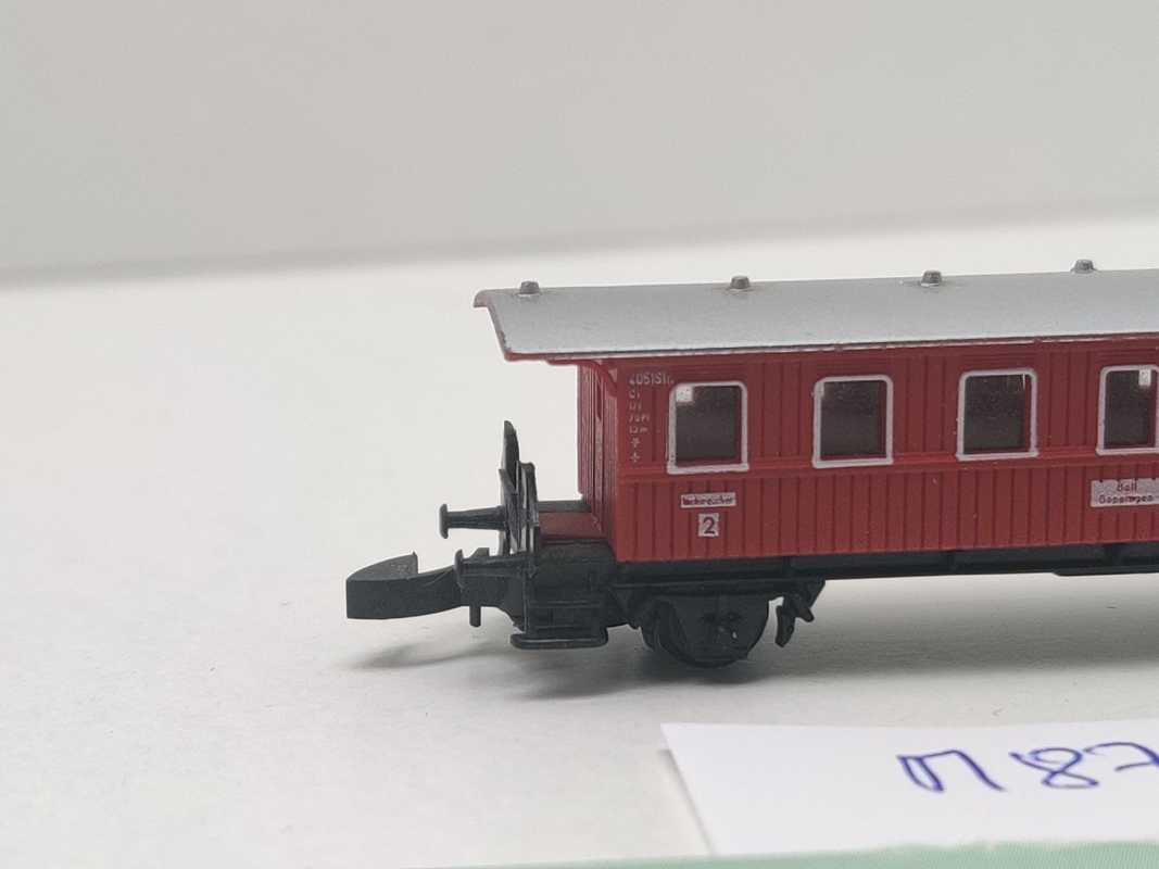 Märklin Z DC 8701 Personenwagen 2.Kl Ci / K.W.St.E.