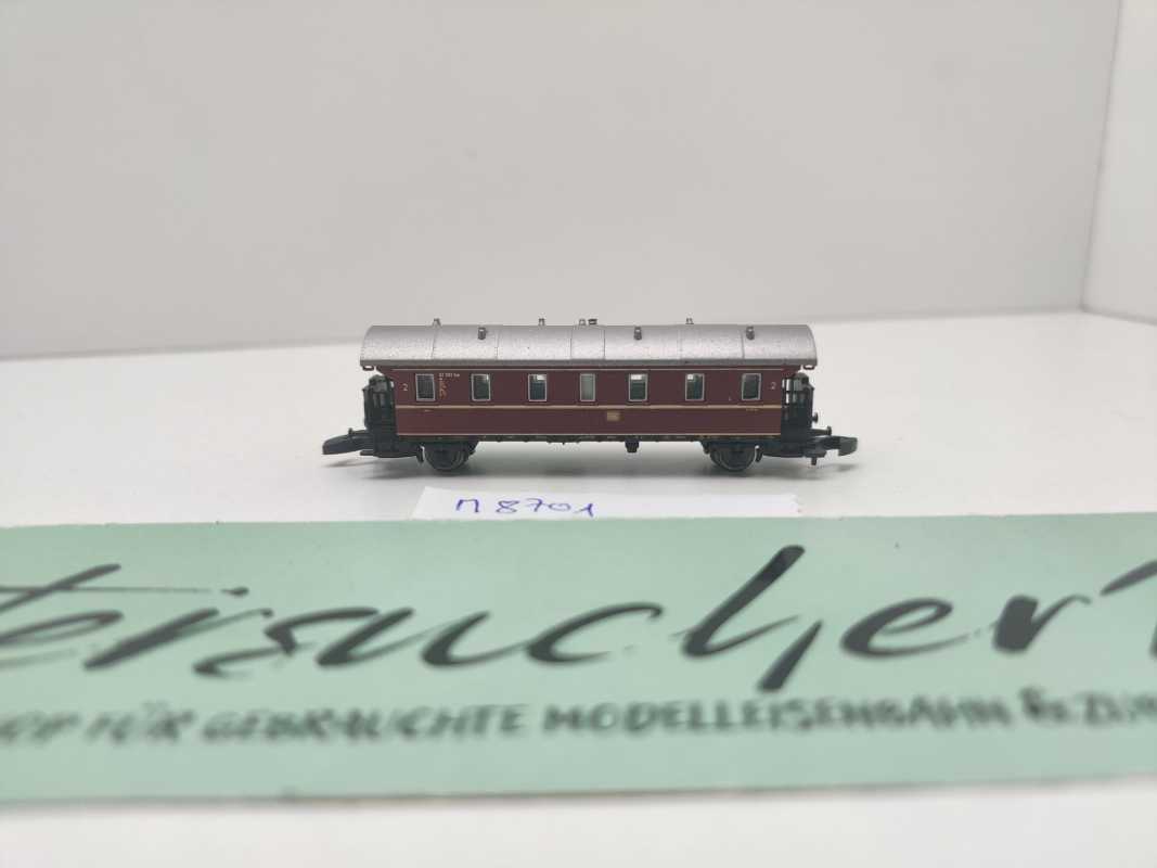 Märklin Z DC 8701 Personenwagen 2.Kl Bib / 83 382 / DB