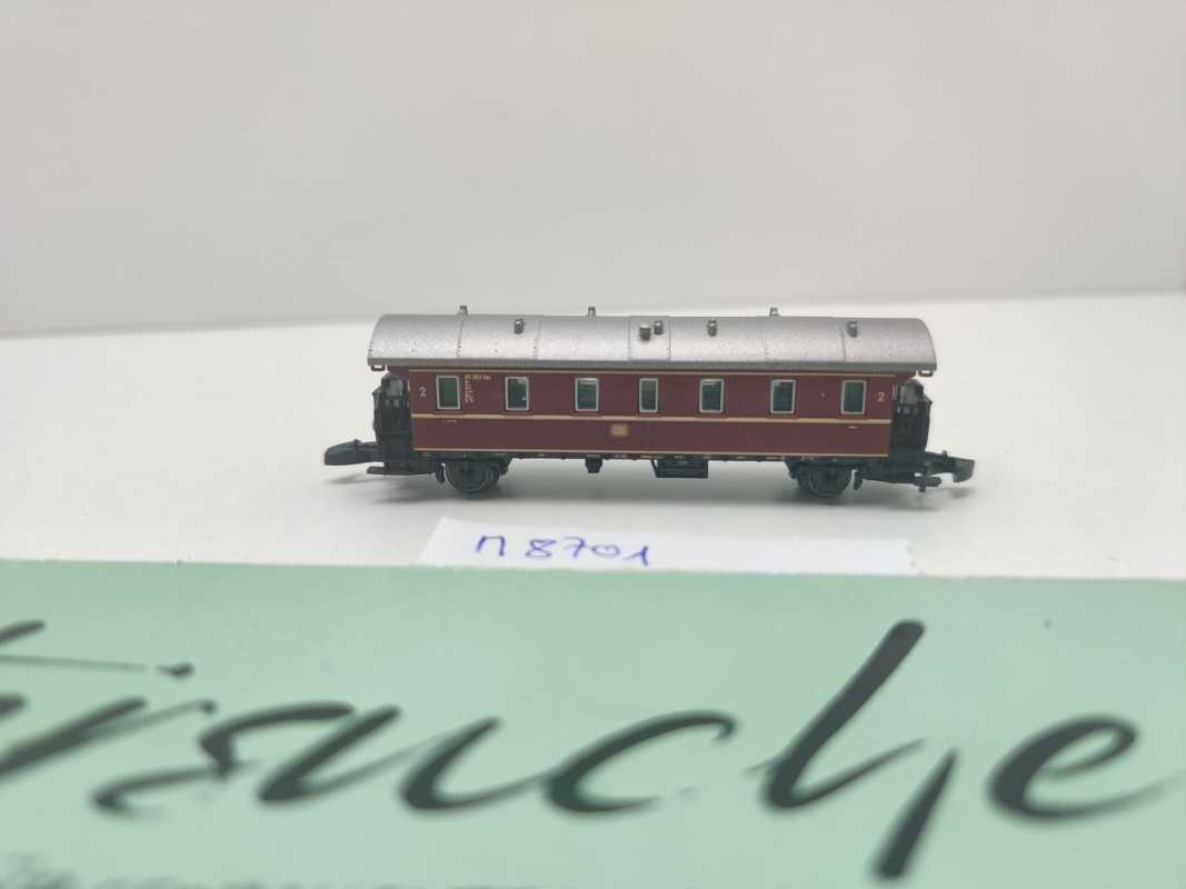 Märklin Z DC 8701 Personenwagen 2.Kl Bib / 83 382 / DB