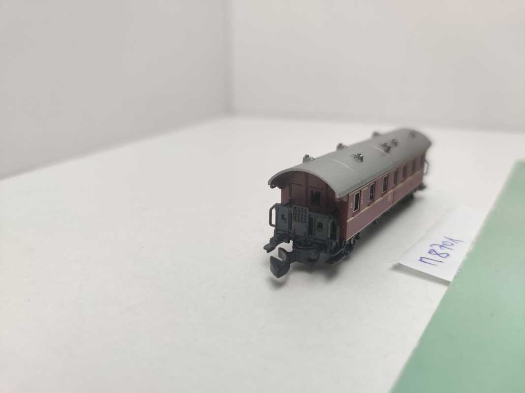 Märklin Z DC 8701 Personenwagen 2.Kl Bib / 83 382 / DB