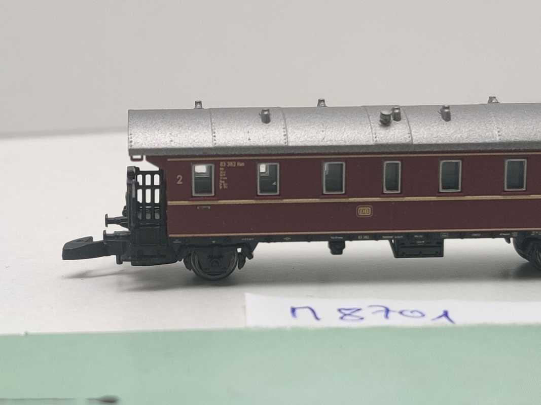 Märklin Z DC 8701 Personenwagen 2.Kl Bib / 83 382 / DB