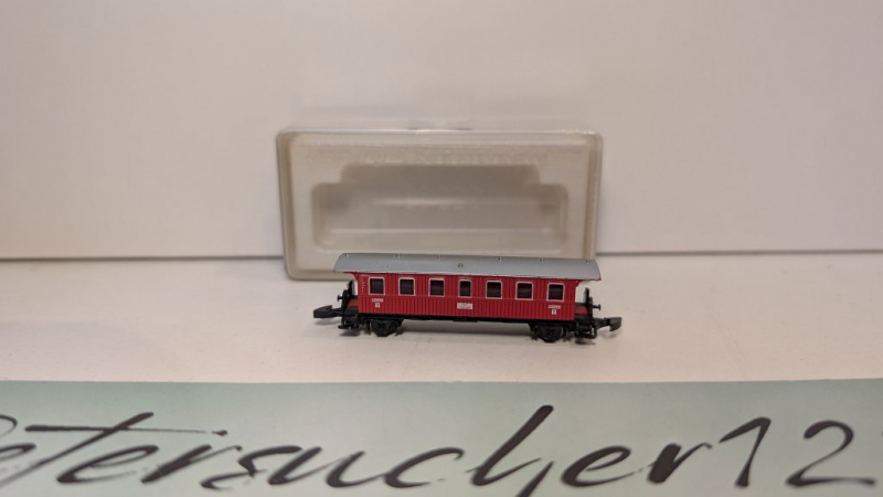 Märklin Z DC 8701 Personenwagen 2.Kl / Stg / K.W.St.E. / OVP