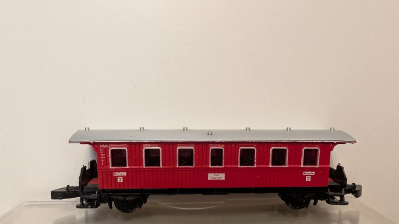 Märklin Z DC 8701 Personenwagen 2.Kl / Stg / K.W.St.E. / OVP