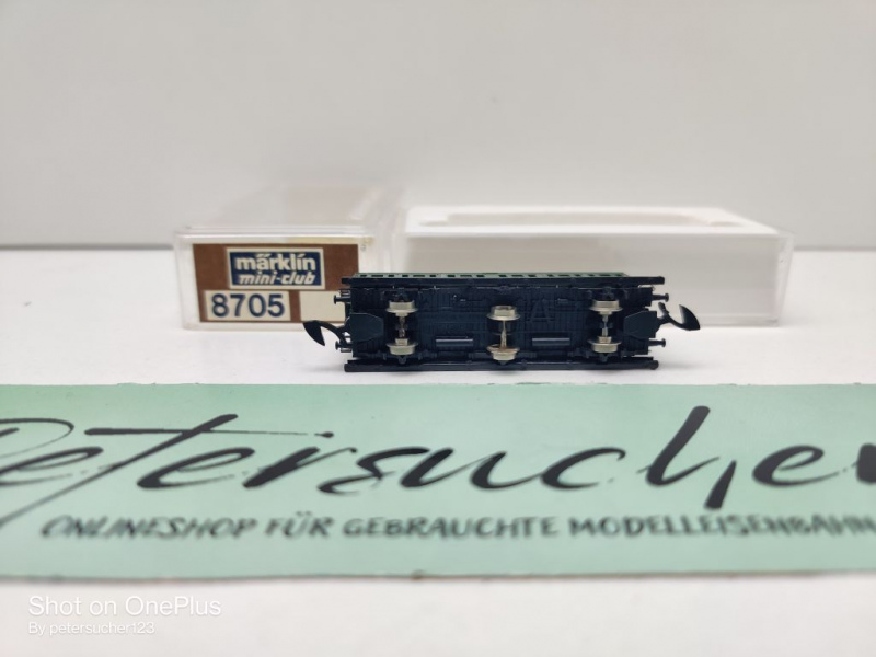 Märklin Z DC 8705 D-Zug Abteilwagen m Brmshs / 2.Kl. / B3pr03 / DB / OVP