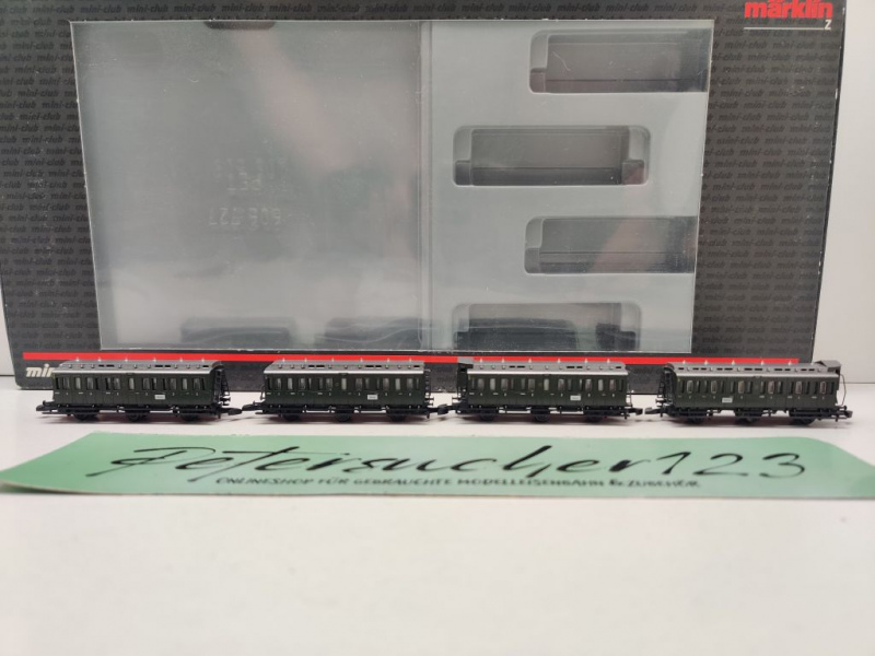 Märklin Z DC 87055 Abteilwagen-Set Berliner Vorortverkehr / inkl. CD / DRG / OVP