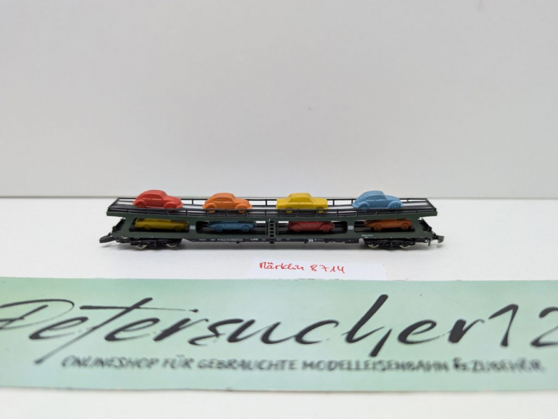 Märklin Z DC 8714 Reisezug Autotransportwagen / DDm 915 / DB