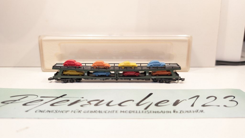 Märklin Z DC 8614 Autotransportwagen / DDm 915 / DB / OVP