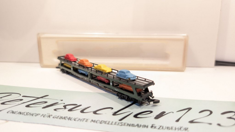 Märklin Z DC 8614 Autotransportwagen / DDm 915 / DB / OVP