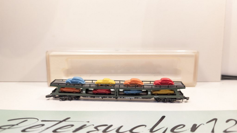Märklin Z DC 8614 Autotransportwagen / DDm 915 / DB / OVP