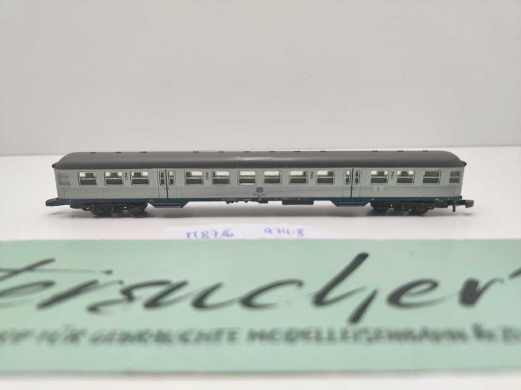 Märklin Z DC 8716 Nahverkehrswagen "Silberling" 2.Kl Bnb720 / 974-8 / DB