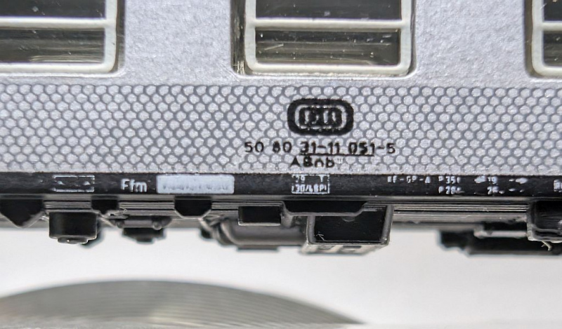 Märklin Z DC 8717 Nahverkehrswagen 1./2.Kl. / ABnrzb 704 / DB / OVP