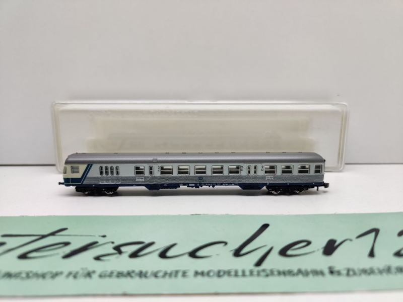 Märklin Z DC 8718 (2) Nahverkehrswagen m Steuerabteil 2.Kl. BDnf735 / DB / OVP