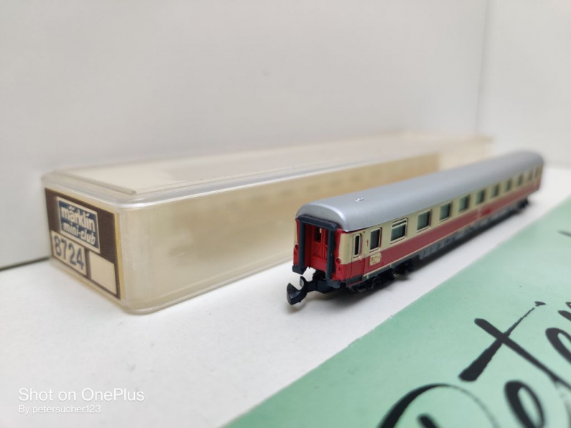 Märklin Z DC 8724 TEE Abteilwagen 1.Kl. Avmz 111 / DB / OVP