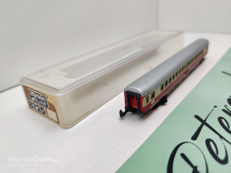 Märklin Z DC 8725 TEE Großraumwagen / 1.Kl. / Apmz 121 / DB / OVP