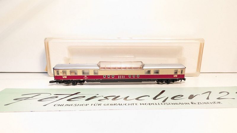 Märklin Z DC 8728 Schnellzug-Aussichtswagen 1.Kl. / ADm 101 / DB / OVP