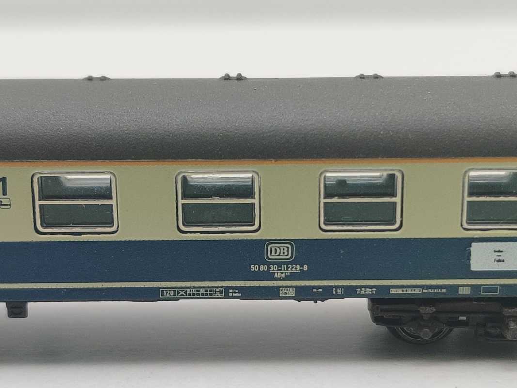Märklin Z DC 87339 Nahverkehrswagen 1./2. Klasse AByl 411 aus Set / DB