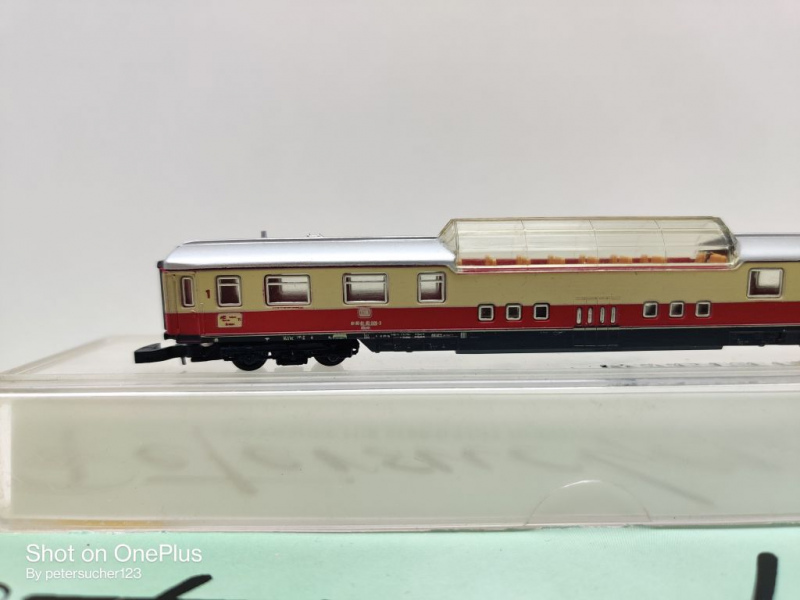 Märklin Z DC 8738 TEE Wagen / Aussichtskanzel / ADm 101 / DB / ErsatzVP