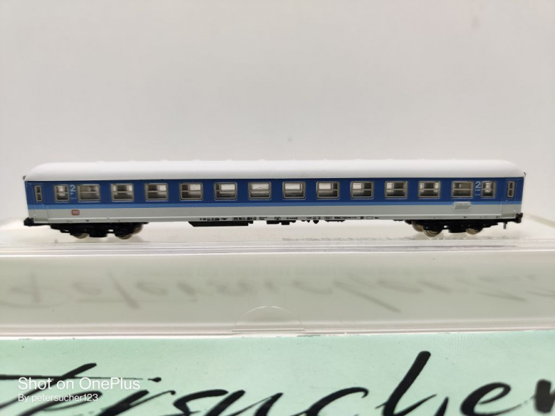 Märklin Z DC 8743 Schnellzugwagen / 2.Kl / Bim / DB / OVP