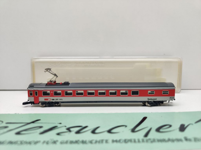 Märklin Z DC 8747 Restaurantwagen EW IV / SBB / OVP