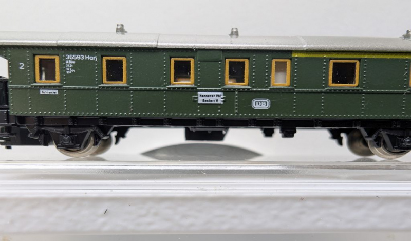 Märklin Z DC 8750 Einheitspersonenwagen 2./1.Kl / ABi 29 / DB / OVP