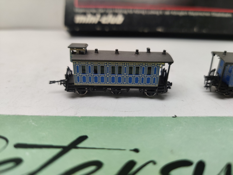 Märklin Z DC 8769 / 2-teiliges Ergänzungs-Wagen-Set / Hofzug König Ludwig II. (K.Bay.Sts.B.) / OVP