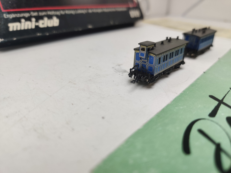 Märklin Z DC 8769 / 2-teiliges Ergänzungs-Wagen-Set / Hofzug König Ludwig II. (K.Bay.Sts.B.) / OVP