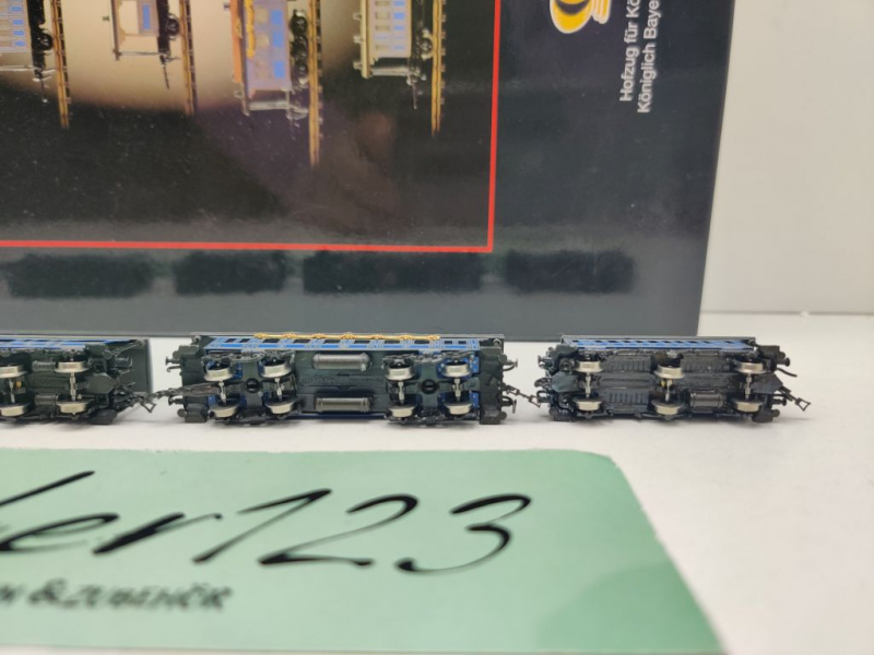 Märklin Z DC 8770 Wagen-Set Hofzug "König Ludwig" / K.Bay.Sts.B./ OVP
