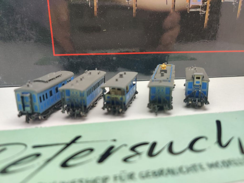 Märklin Z DC 8770 Wagen-Set Hofzug "König Ludwig" / K.Bay.Sts.B./ OVP