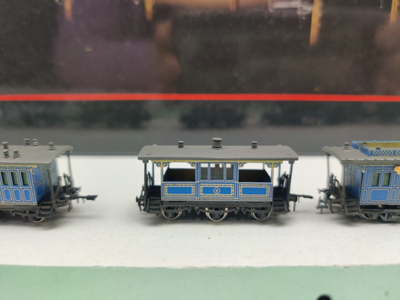 Märklin Z DC 8770 Wagen-Set Hofzug "König Ludwig" / K.Bay.Sts.B./ OVP