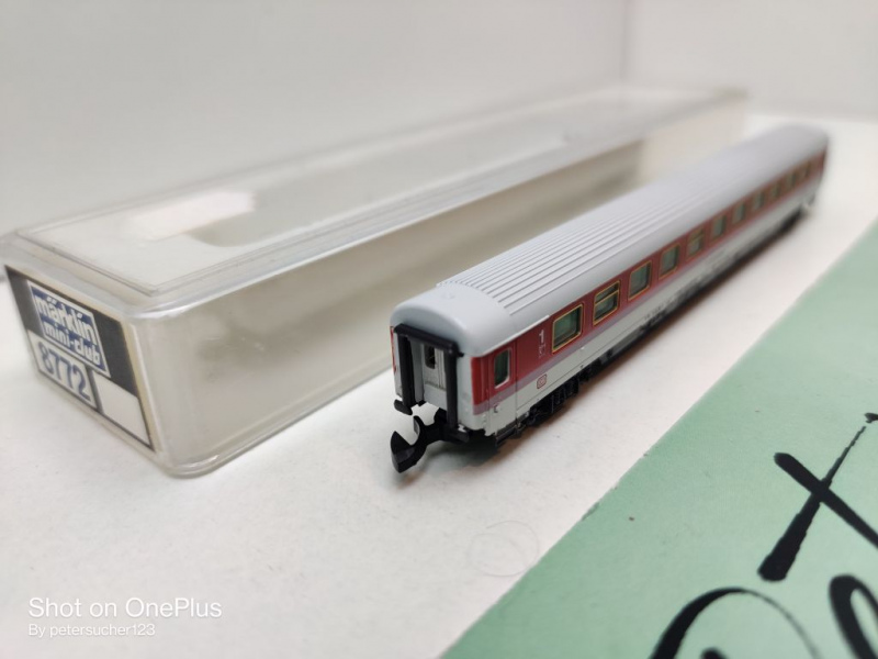 Märklin Z DC 8772 Großraumwagen / 1.Kl / Apmz123 / DB / OVP