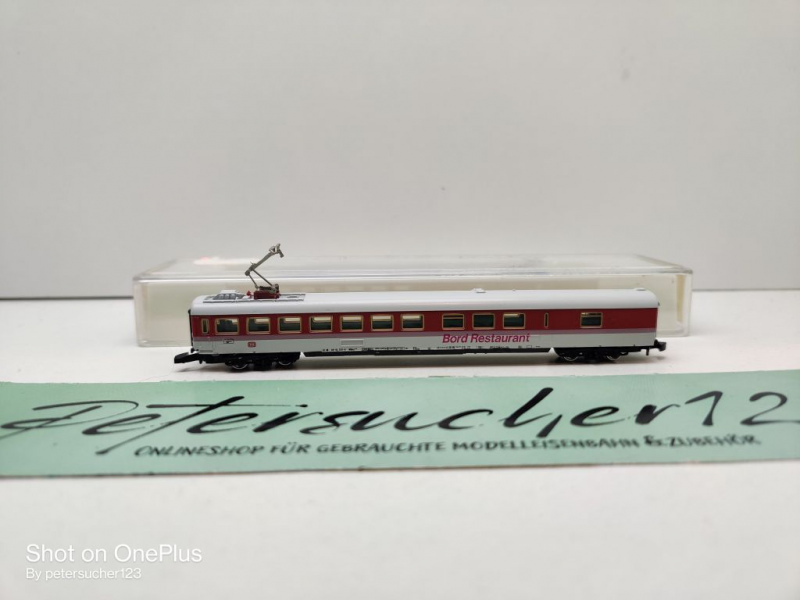 Märklin Z DC 8774 IC-Speisewagen / Stromabnehmer / WRmz135 / DB / OVP