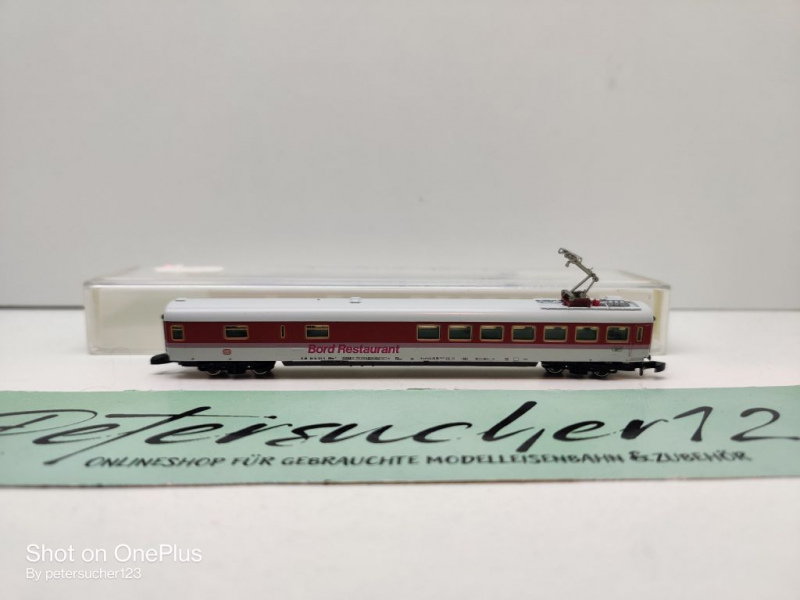 Märklin Z DC 8774 IC-Speisewagen / Stromabnehmer / WRmz135 / DB / OVP