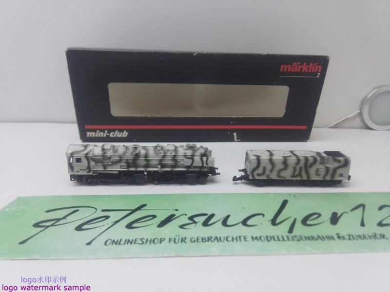 Märklin Z DC 88055 / Güterzuglokomotive mit Kondenstender / schweren Baureihe 53.0 / DRG/ auffälligen Winter-Tarnanstrich / Digital-Umbau / OVP 