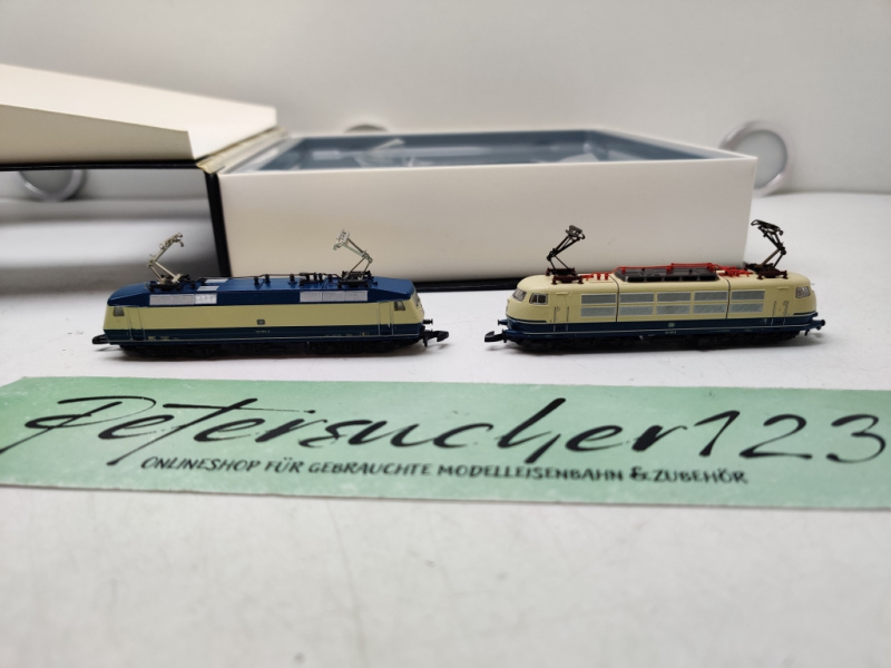 Mini Club / Märklin Z DC 88179 Doppelpackung Elektrolokomotiven BR120 / BR103 / DB / Analog / OVP