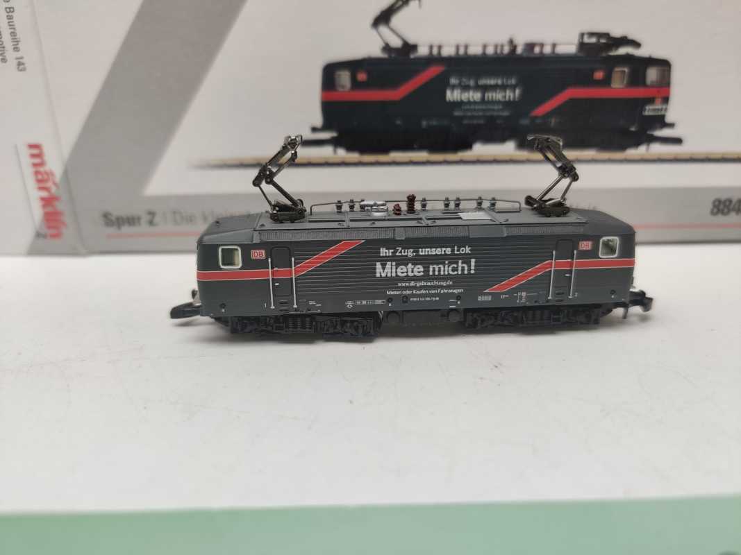 Märklin Mini Club Z DC 88430 / Elektrolokomotive der Baureihe / BR 143 / exklusive Messelokomotive / Analog / OVP