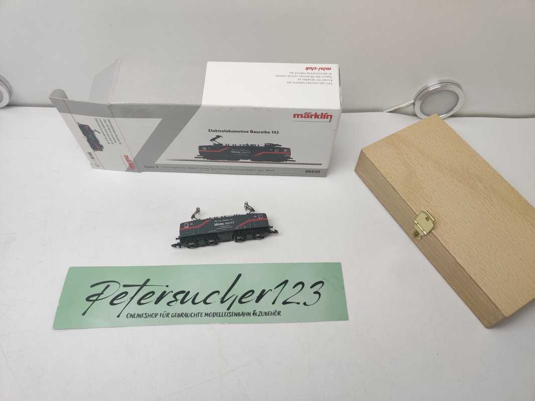 Märklin Mini Club Z DC 88430 / Elektrolokomotive der Baureihe / BR 143 / exklusive Messelokomotive / Analog / OVP