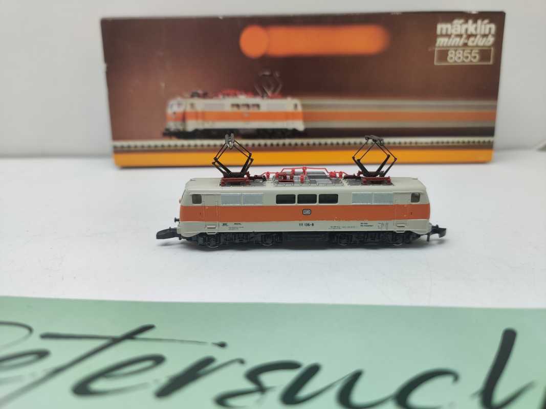 Märklin Mini Club Z DC 8855 /  BR111 elektrischen Personenzug- und S-Bahn-Lokomotive / DB / Analog / OVP 