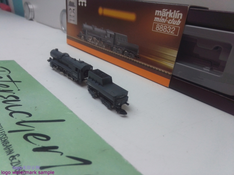 Märklin Z DC 88832 Dampflok Schlepptender / Grau / DB / OVP