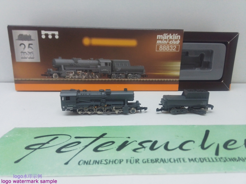 Märklin Z DC 88832 Dampflok Schlepptender / Grau / DB / OVP