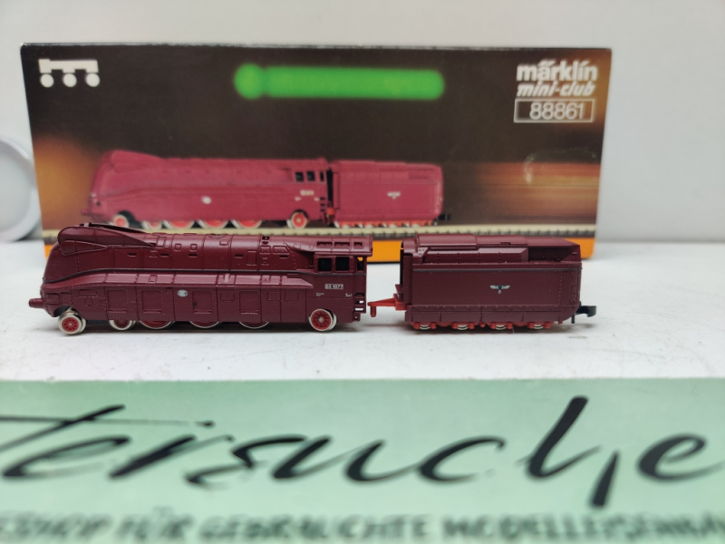 Märklin Z DC 88861 / BR03 1077 Stromlinien-Dampflok / Rot / DRG /OVP