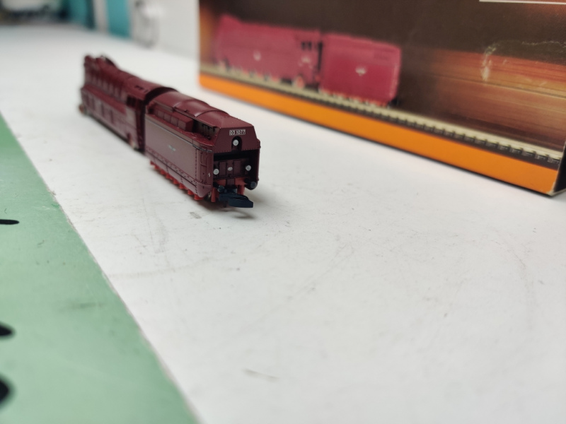Märklin Z DC 88861 / BR03 1077 Stromlinien-Dampflok / Rot / DRG /OVP