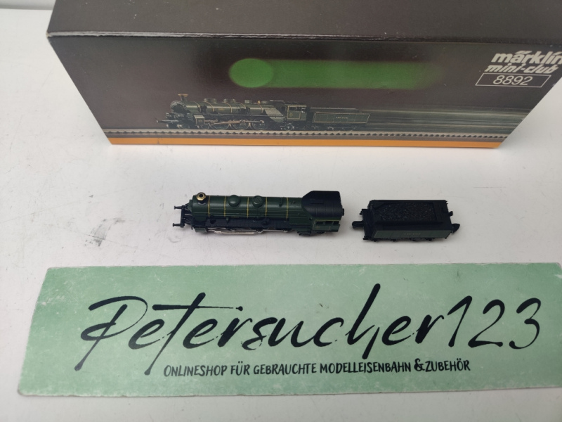 Märklin Z DC 8892 / Schnellzuglokomotive Reihe S 3/6 / K.Bay.Sts.B. / Analog / OVP