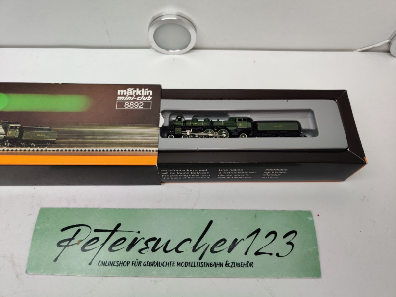 Märklin Z DC 8892 Dampflok S 3/6 / K.Bay.Sts.B. / OVP