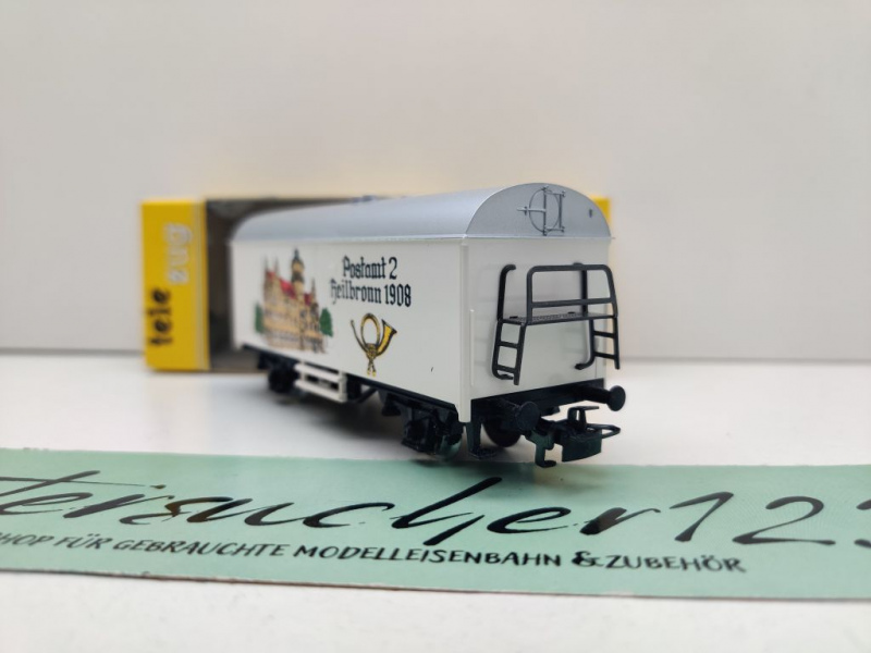 Märklin H0 AC 90707/4415 Telezug Kühlwagen "Postamt 2 Heilbronn" / OVP gelb