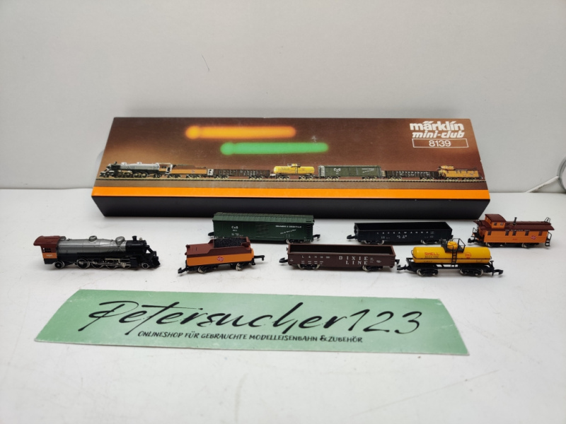 Märklin Z DC 8139 Zugset 500 Jahre Amerika / Vollständig / OVP