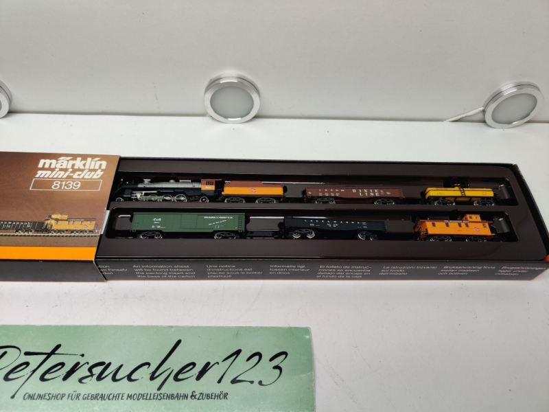 Märklin Z DC 8139 Zugset 500 Jahre Amerika / Vollständig / OVP